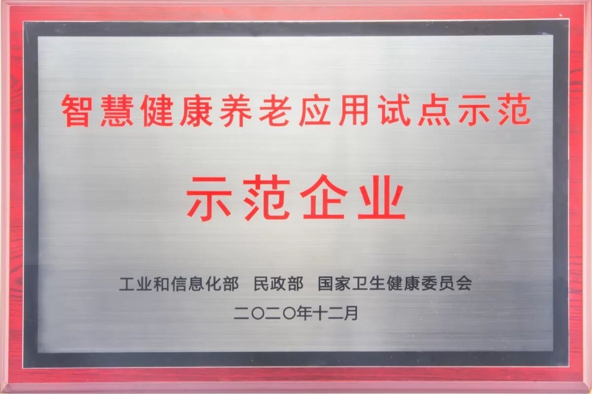 工信部智慧健康養(yǎng)老示范企業(yè)